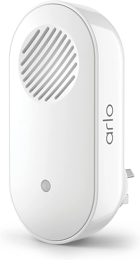Arlo Technologies Chime 2 | Accessory | Audible Alerts | Built-in Siren | Customizable Melody | Connections Direct to Wi-Fi | Compatible with Arlo Doorbells | Indoor | White AC2001-100AUS Arlo Technologies Chime 2 | Accessory | Audible Alerts | Built-in Siren | Customizable Melody | Connections Direct to Wi-Fi | Compatible with Arlo Doorbells | Indoor | White AC2001-100AUS
